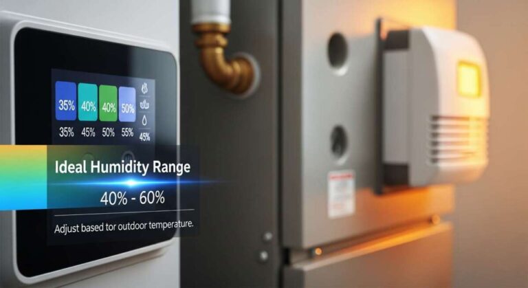 What Should a Furnace Humidifier Be Set at