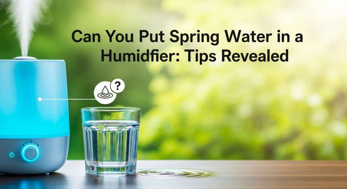 Can You Put Spring Water in a Humidifier