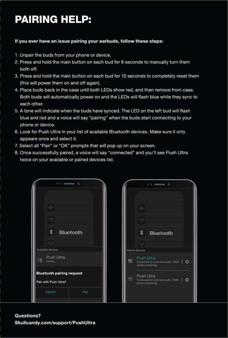 How To Connect Skullcandy Headphones To Iphone