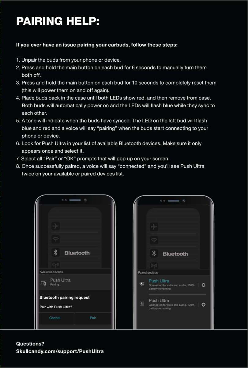 How To Connect Skullcandy Headphones To Iphone