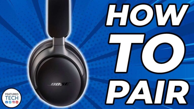 How To Pair Bose QuietComfort Headphones